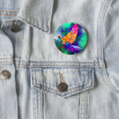 Farbige Parrot-Knopfmalerei Button (Beispiel)