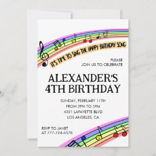 Farbige Party-Einladungen Regenbogen Spaß Kinder G Einladung