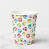 Farbige Party Pirates Skulls Papier Cups Pappbecher (Vorderseite)