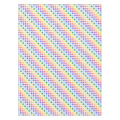 Farbige Party Rainbow Polka Dots Tischdecke (Vorderseite)