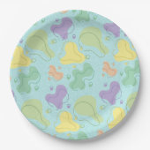 Farbige Party- und Essenpapier-Teller Pappteller (Vorderseite)