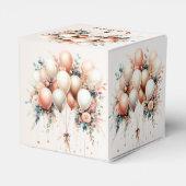 Farbige Party Weißpfirsichblüten Geschenkschachtel (Rückseite)
