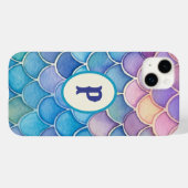 Farbige Pastel Personalisiert Mermaid Case-Mate iPhone Hülle (Rückseite (Horizontal))