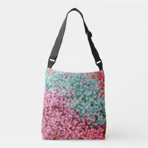 Farbige Pastell-Gypsophila-Baby-Breath-Blumen Pat Tragetaschen Mit Langen Trägern
