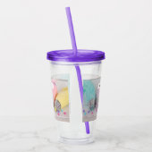 Farbige Pastell-Kuchen-Dekorationstools Fotografie Acryltrinkbecher (Links)