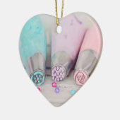 Farbige Pastell-Kuchen-Dekorationstools Fotografie Keramik Ornament (Links)