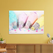 Farbige Pastell-Kuchen-Dekorationstools Fotografie Leinwanddruck (Insitu (Wohnzimmer))