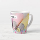 Farbige Pastell-Kuchen-Dekorationstools Fotografie Milchtasse (Rechte Ecke)