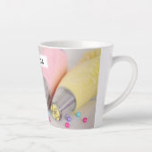 Farbige Pastell-Kuchen-Dekorationstools Fotografie Milchtasse (Rechts)