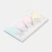 Farbige Pastell-Kuchen-Dekorationstools Fotografie Post-it Klebezettel (angewinkelt)