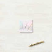 Farbige Pastell-Kuchen-Dekorationstools Fotografie Post-it Klebezettel (Auf Schreibtisch)