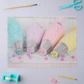 Farbige Pastell-Kuchen-Dekorationstools Fotografie Seidenpapier (Basteln)