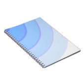 Farbige Pastellfarben, blau Notizblock (Rechte Seite)