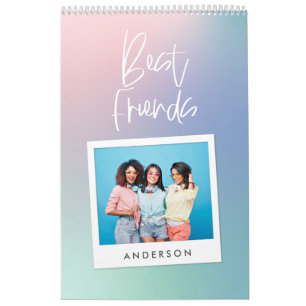 Farbige pastellfarbene Regenbogenfarben Foto beste Kalender