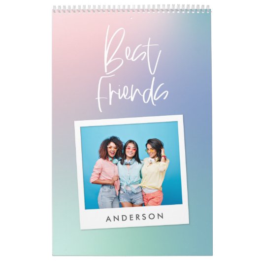 Farbige pastellfarbene Regenbogenfarben Foto beste Kalender (Titelbild)