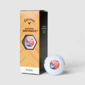 Farbige Pastellseide Golfball (Verpackungen)