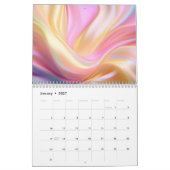 Farbige Pastellseide Kalender (Jan 2027)