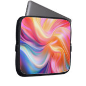Farbige Pastellseide Laptopschutzhülle (Vorne Rechts)