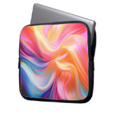 Farbige Pastellseide Laptopschutzhülle (Vorderseite Links)