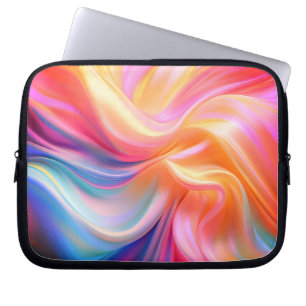 Farbige Pastellseide Laptopschutzhülle