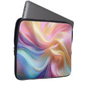 Farbige Pastellseide Laptopschutzhülle (Vorne Rechts)