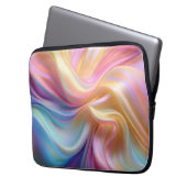 Farbige Pastellseide Laptopschutzhülle (Vorderseite Links)