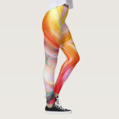 Farbige Pastellseide Leggings (Rechts)