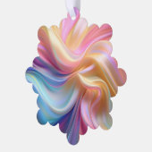 Farbige Pastellseide Ornament Karte (Linke Ecke)