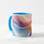 Farbige Pastellseide Tasse (Vorderseite Links)