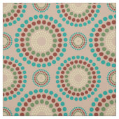 Farbige Pastelltöne Zirkel Geometrisches Muster Stoff (Muster)