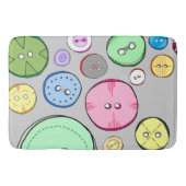 Farbige Pasteltasten Badematte (Vorderseite)