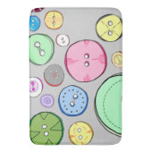 Farbige Pasteltasten Badematte (Vorderseite Vertikal)