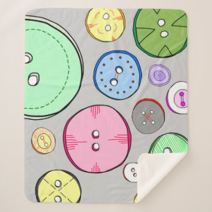 Farbige Pasteltasten Sherpadecke