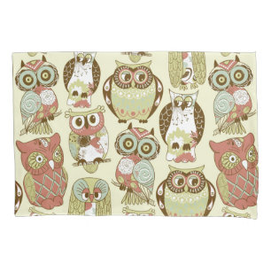 Farbige Pasteltöne Retro Blumenmuster Muster Kissenbezug