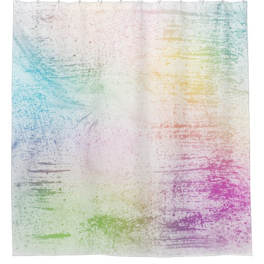 Farbige Pastete Duschvorhang (Vorderseite)