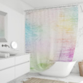 Farbige Pastete Duschvorhang