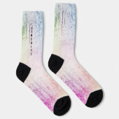 Farbige Pastete I Monogramm Socken (Rechts)