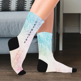 Farbige Pastete I Monogramm Socken