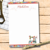 Farbige Patchwork-Nähmaschine Post-it Klebezettel