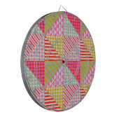 Farbige Patchwork-Spielzimmer-Bar-Dartscheibe Dartscheibe (Vorderseite Links)