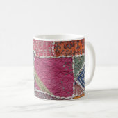 Farbige Patchwork-Teppiche Details Kaffeetasse (VorderseiteRechts)
