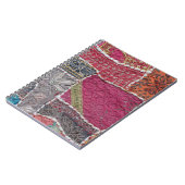 Farbige Patchwork-Teppiche Details Notizblock (Linke Seite)
