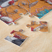 Farbige Patchwork-Teppiche Details Puzzle (Seite)