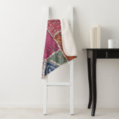 Farbige Patchwork-Teppiche Details Sherpadecke (Beispiel)