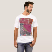 Farbige Patchwork-Teppiche Details T-Shirt (Vorne ganz)