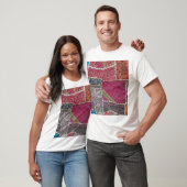 Farbige Patchwork-Teppiche Details T-Shirt (Unisex)