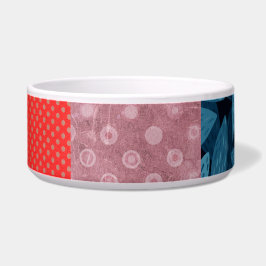 Farbige Patchwork-Zusammensetzung Napf