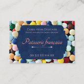 Farbige Patisserie Visitenkarte (Vorderseite)