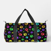 Farbige Paw Prints Design Duffel Bag Duffle Bag (Vorderseite)