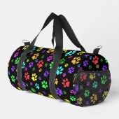 Farbige Paw Prints Design Duffel Bag Duffle Bag (Rechte Ecke)